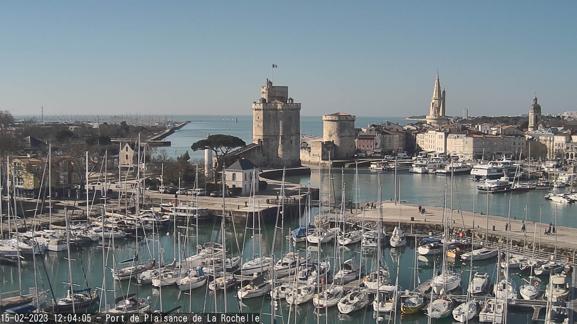 webcam du Vieux Port de La Rochelle météopassion
