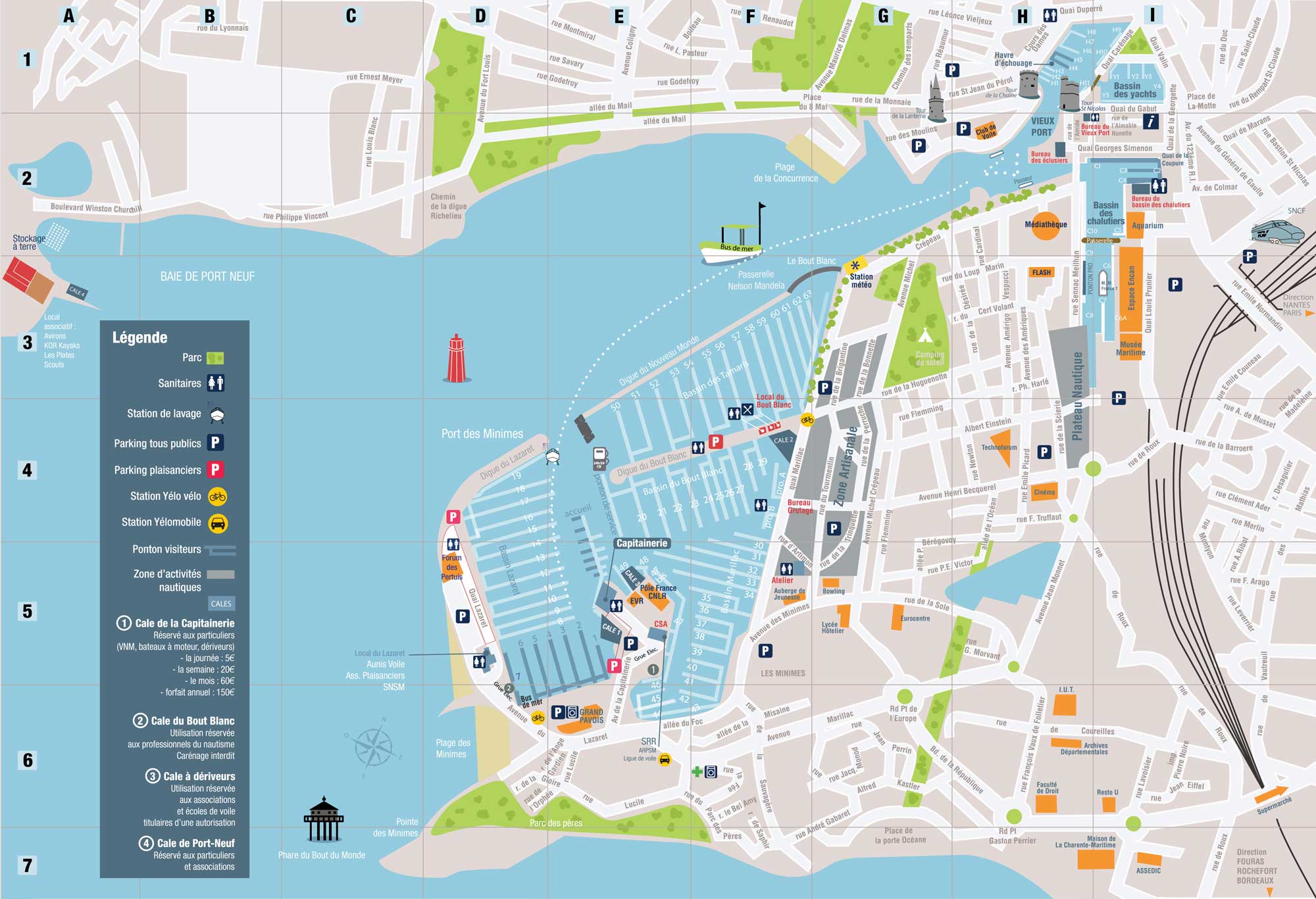 plan de la rochelle