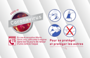 gestes de protection - Coronavirus